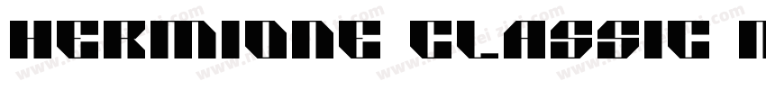 Hermione Classic Modern Typeface字体转换